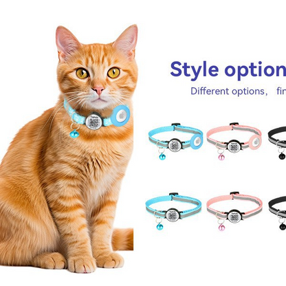 SmartSafe Cat Collar with Reflective QR Tag